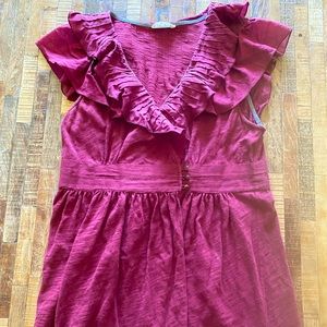 Anthropolgie Cotton Blouse Size Small